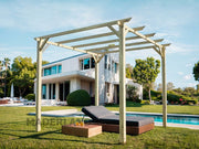 Pérgola de Madera Maciza León (Maderland) - Gardeneas