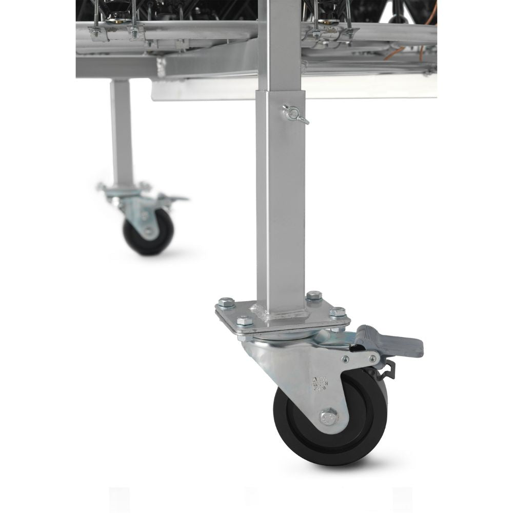 Patas elevadoras Series O y M con ruedas