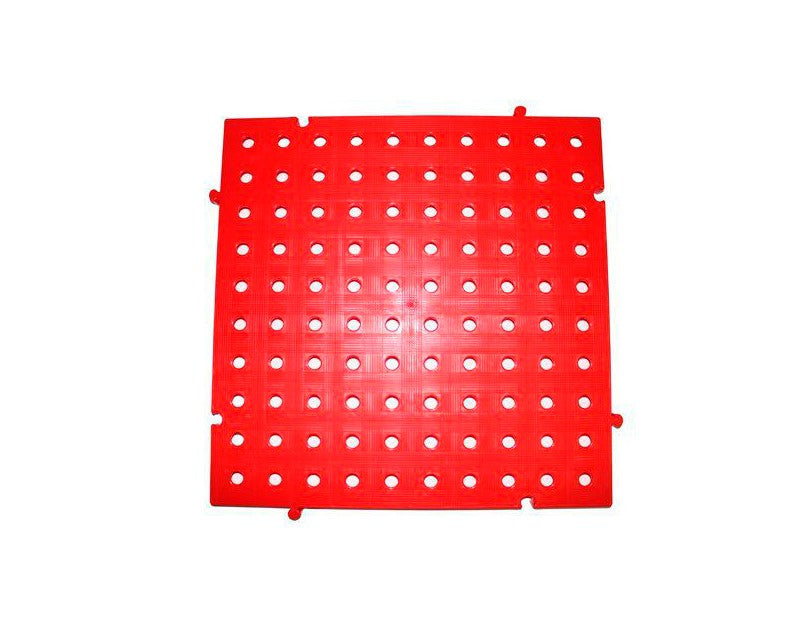 Placas PVC rejillas 50x50x2,5 cms Rojo