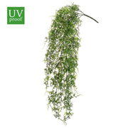 Planta colgante HELECHO de 80 cm con tratamiento UV para exterior. (12 unidades)