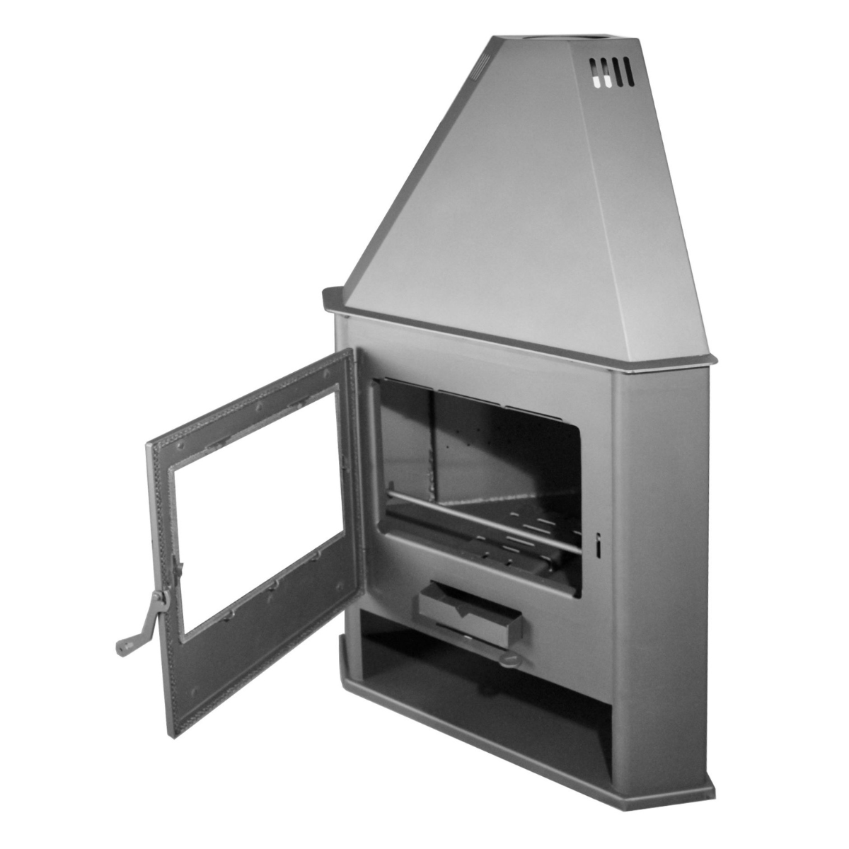Estufa de leña modelo R7 595 de rincón