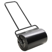 Outsunny Rodillo para Césped Ancho 58cm Ø32cm Rodillo de Césped de 38L Relleno de Arena o Agua con Mango en U para Jardín Granja Negro