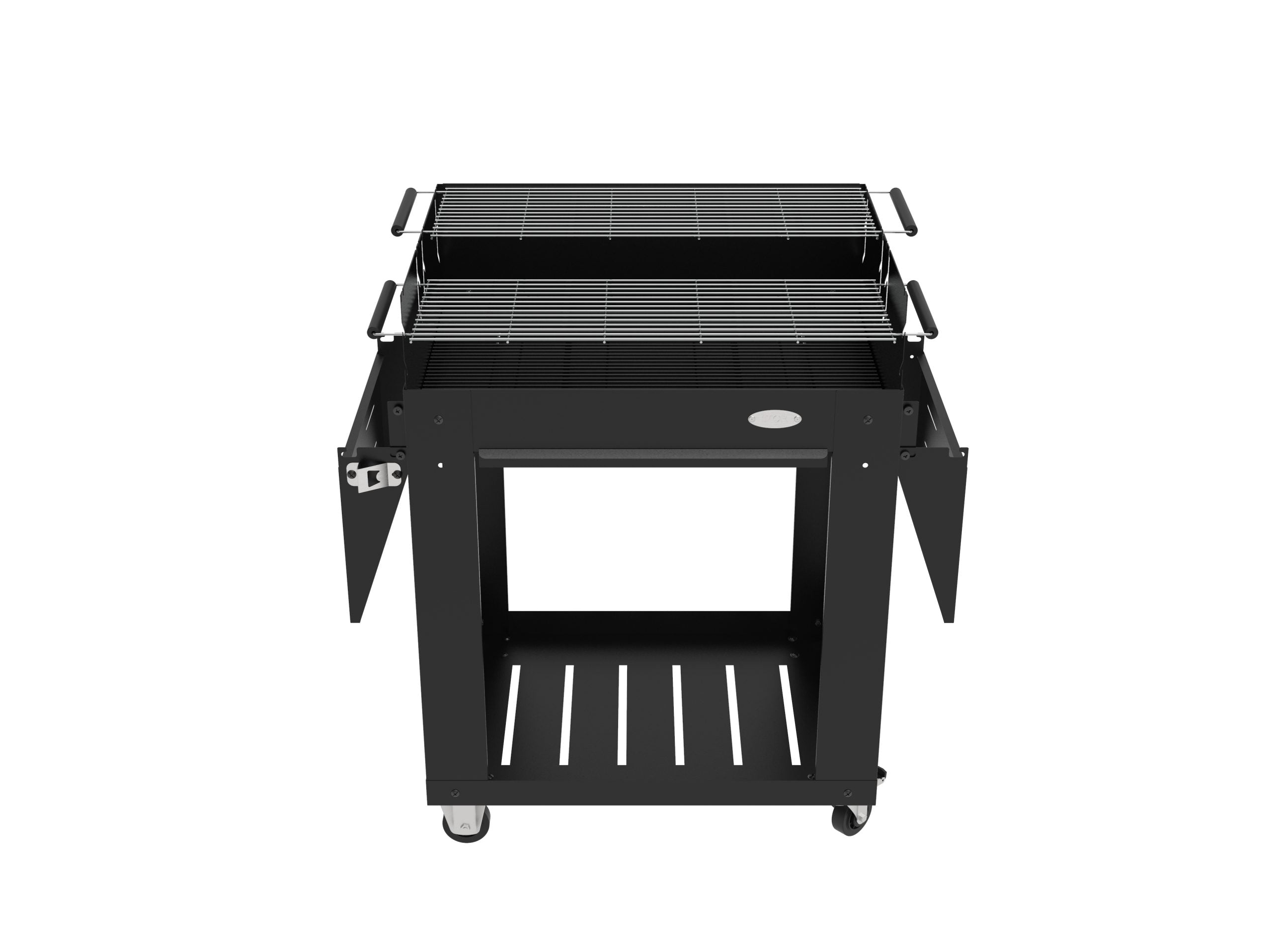 Barbacoa Rodeo con Parrilla Regulable para Carbón