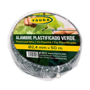Rollo Alambre Plastificado Ø2,4mm x 50 m