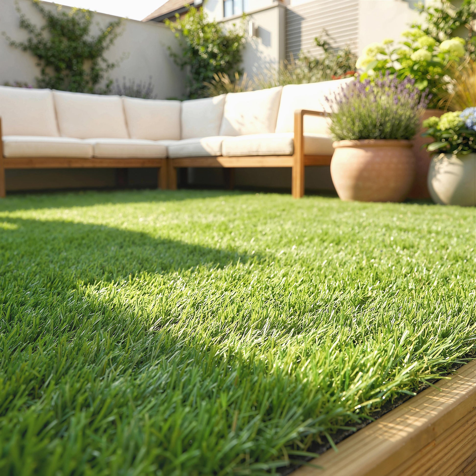 Outsunny Césped Artificial de 22 Piezas, Alfombra Césped Artificial 30x30 cm, con Altura de Hierba 25 mm, Drenaje Automático, para Jardín, Terraza, Patio, Balcón, Verde