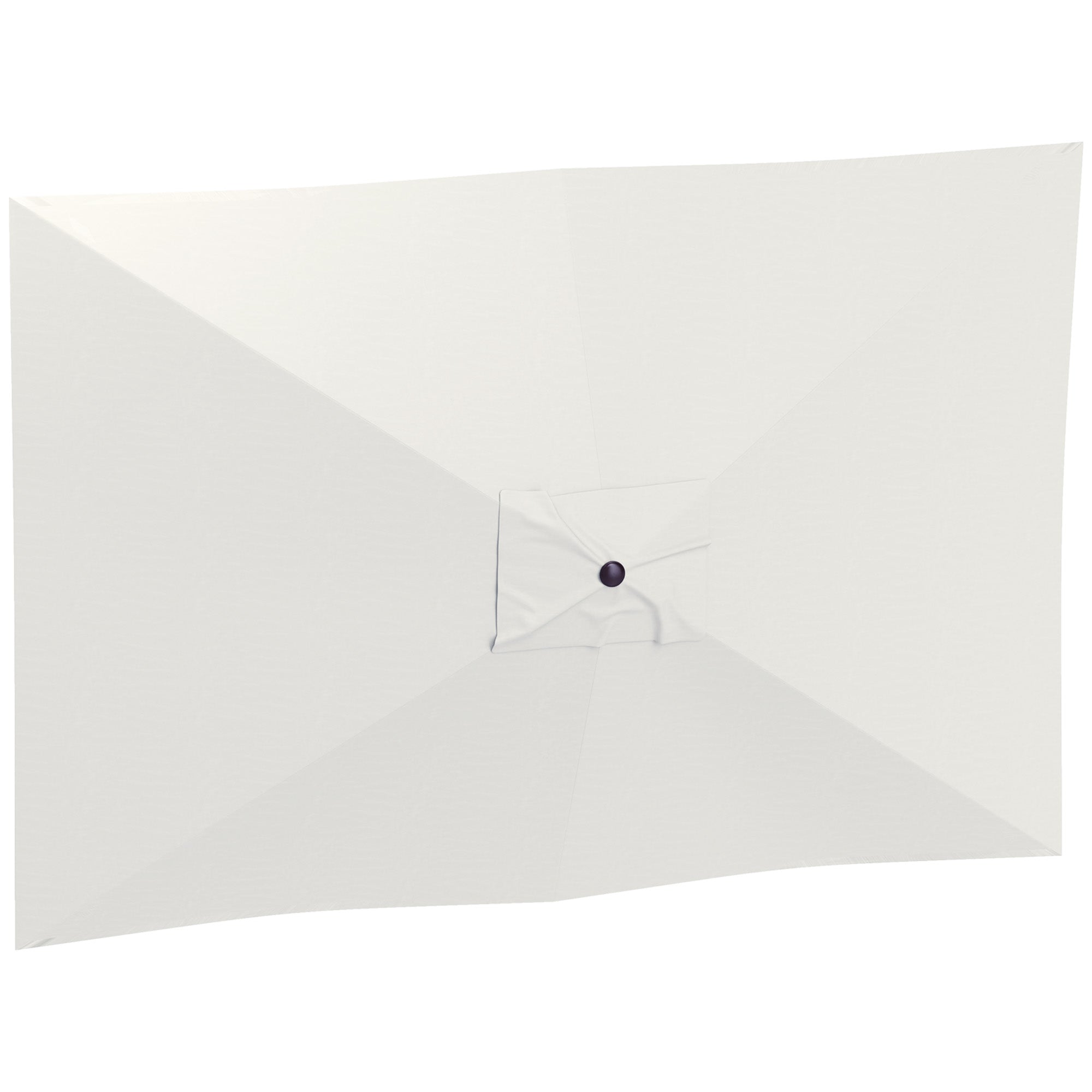 Outsunny Toldo de Recambio de Sombrilla de 3x2 m Toldo de Repuesto para Sombrilla de Patio con Ventilación Superior Protección UV 50+ Cubierta de Repuesto para Parasol para Exteriores Beige