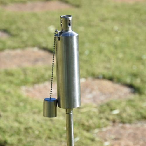 Set Antorchas Acero Inox. Elegant 115cm (2 Und.)