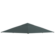 Outsunny Techo de Repuesto 300x300 cm para Cenador de Jardín Cubierta de Repuesto de Gazebo Pabellón Exterior con 8 Orificios de Drenaje y Ventilación Gris
