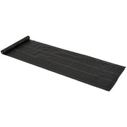 Outsunny Malla Antihierbas Malla Geotextil 1x50 m Malla de Jardín contra Malas Hierbas 100 g/m² Rollo de Malla Antimaleza Negro