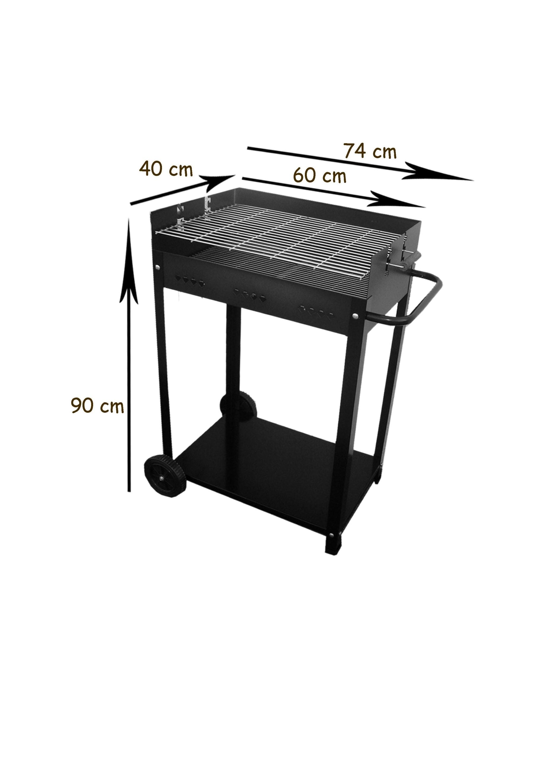 Barbacoa Torino con Parrilla Cromada 60x40
