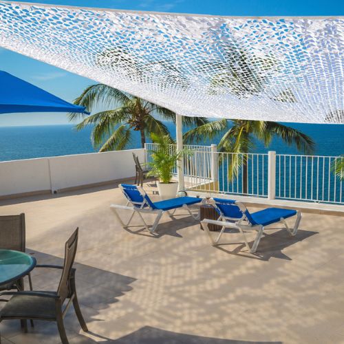 Toldo Camuflaje Reversible Blanco/Gris 3x4 m