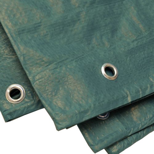 Toldo Reforzado 80gr. Verde 3,85x5,9 m