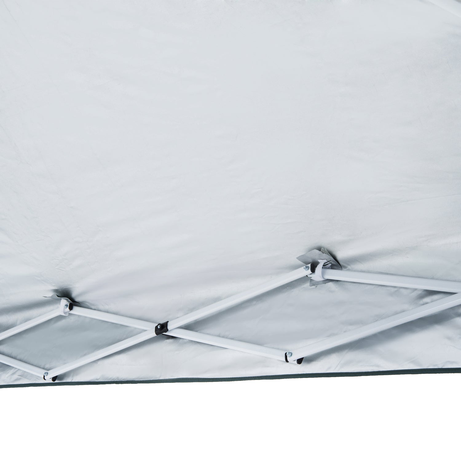 Outsunny Carpa Plegable 3x3 m, Pop-up, Cenador Pabellón de Jardín, Altura Ajustable con Bolsa de Transporte, Anti-UV, Impermeable, Gazebo para Camping, Fiestas, Exterior, Verde