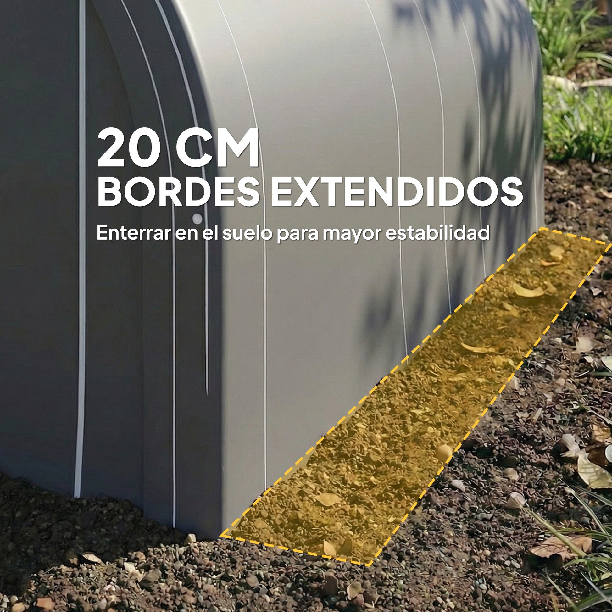 Outsunny Carpa Garaje Portátil 3x5 m, Garaje Exterior para Coche Impermeable con Puerta Enrollable con Cremallera, Estructura de Acero Galvanizado, UPF30+, Cobertizo de Almacenamiento, Gris
