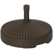 Outsunny Base para Sombrilla Redonda Soporte para Parasol Pie para Sombrilla Rellenable con Agua 23L o Arena 28kg para Jardín Terraza Marrón
