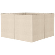 Outsunny 4 Paredes Laterales para Cenador 3,5x2 m Laterales para Gazebo Universal con Ganchos y Anillos en C para Pérgola Carpa Beige