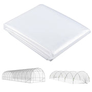 Outsunny Plástico Invernadero Transparente, 6x10 m, Cubierta de Repuesto para Invernadero de Polipropileno, Resistente al Agua, para Huerto, Plantas, Agricultura, Jardín