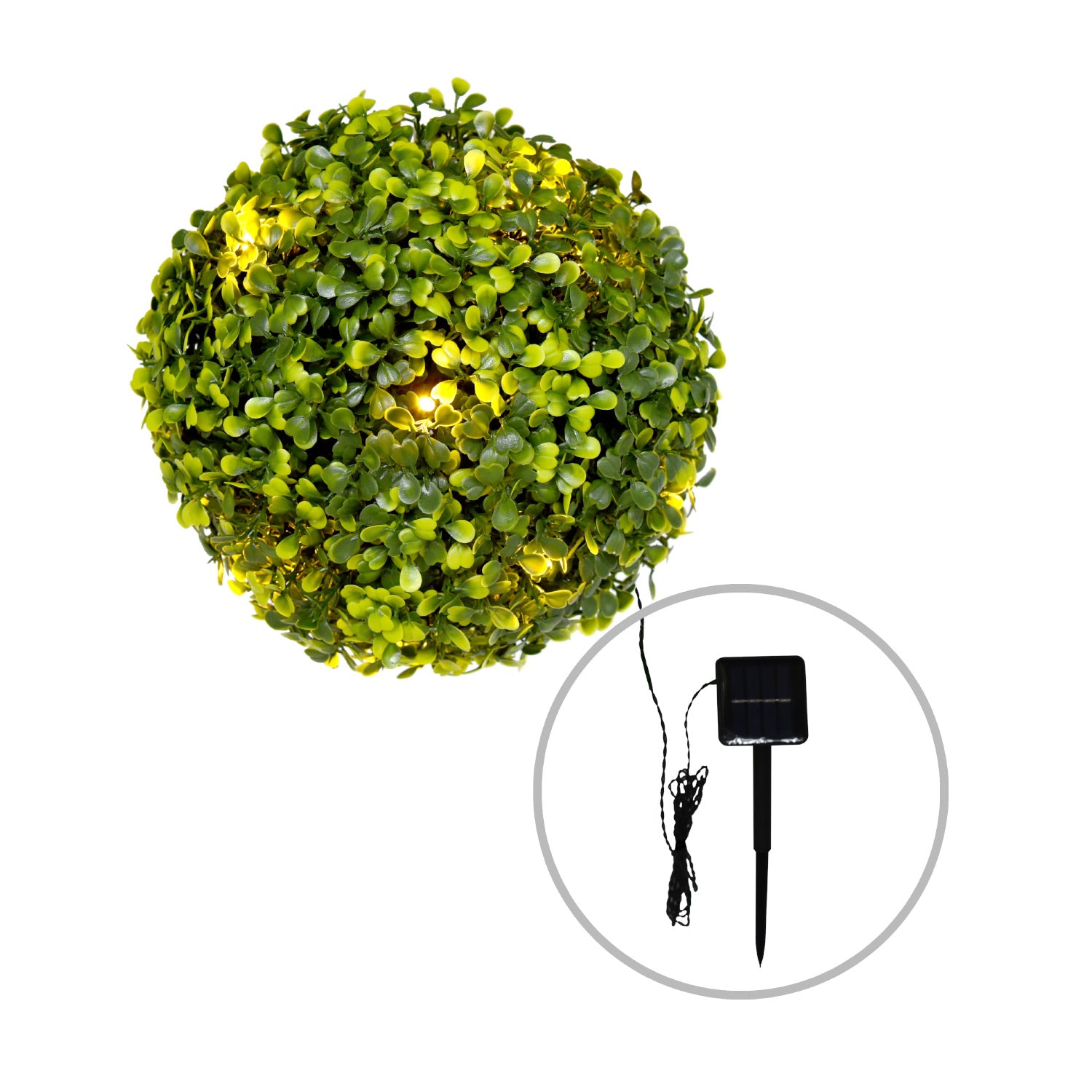 Bonerva | Bola Boj con Luz LED Pequeña 24cm - 2 unidades