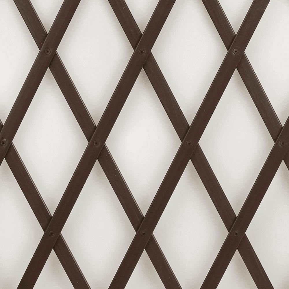 Celosía Extensible PVC - Chocolate - Bonerva