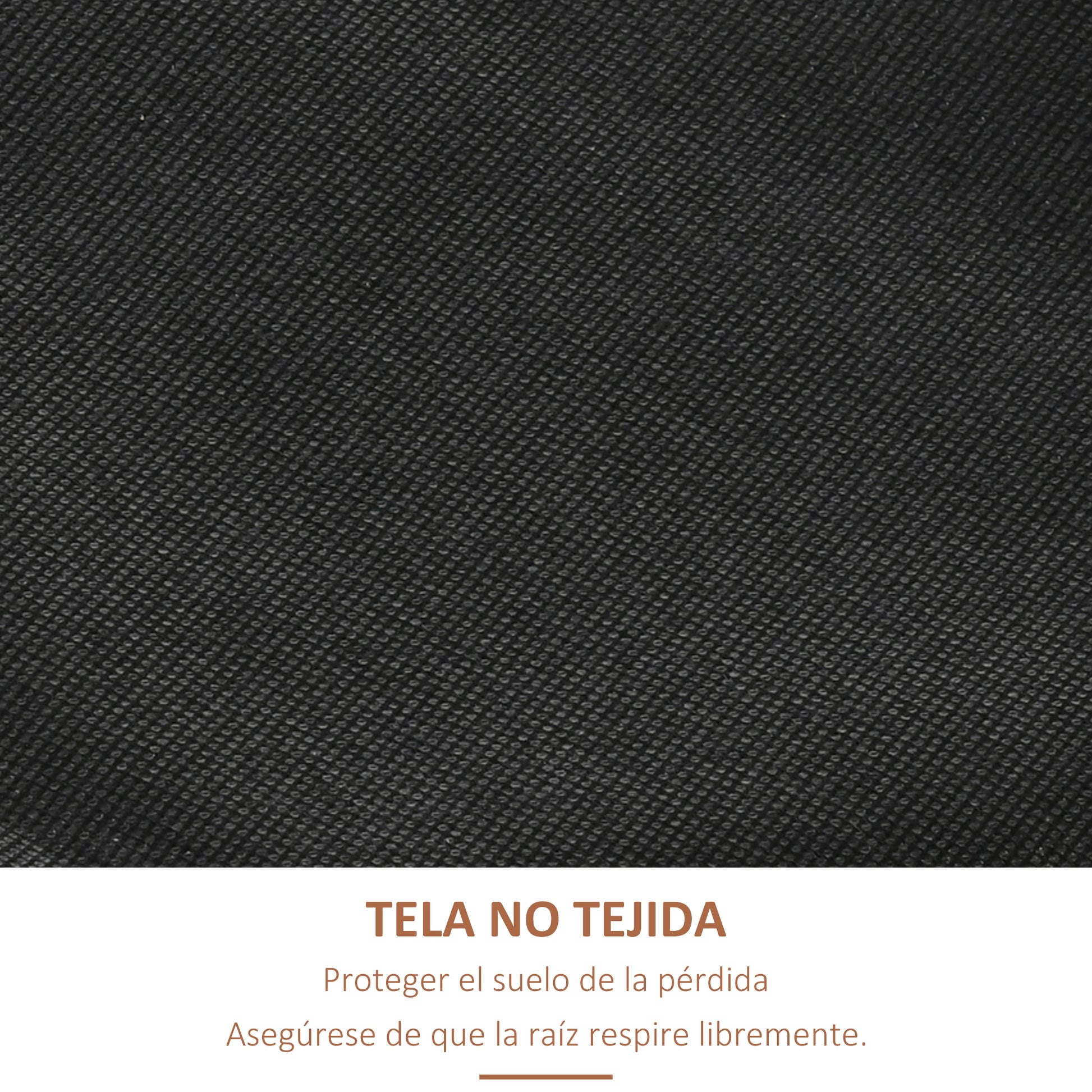 Outsunny Jardinera de Madera de 4 Niveles, Jardinera Exterior Elevada con Orificios de Drenaje y Tela no Tejida, Macetero para Cultivos, Plantas, Flores, para Terraza, Jardín, 80x45x142 cm, Naranja