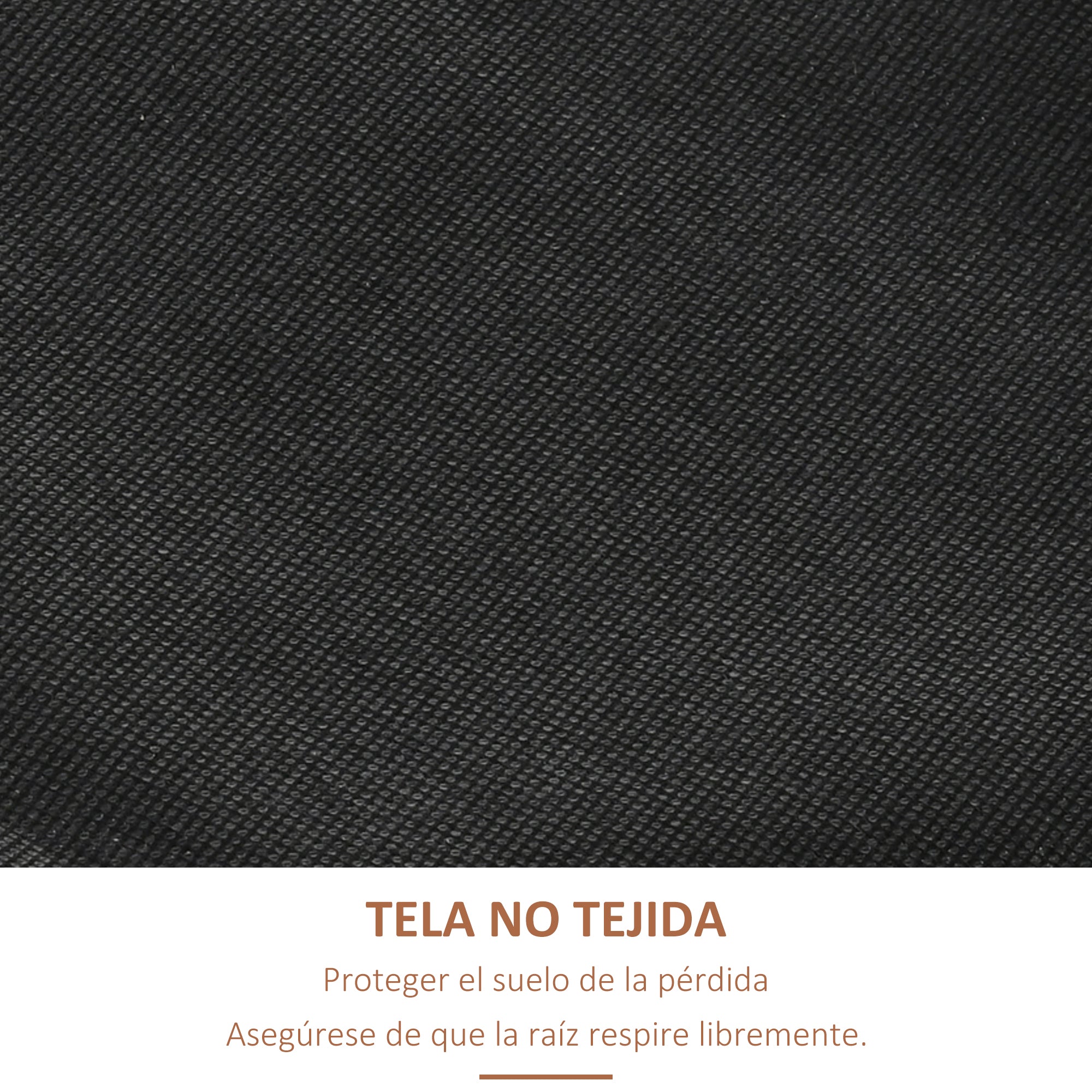 Outsunny Jardinera de Madera de 4 Niveles, Jardinera Exterior Elevada con Orificios de Drenaje y Tela no Tejida, Macetero para Cultivos, Plantas, Flores, para Terraza, Jardín, 80x45x142 cm, Naranja