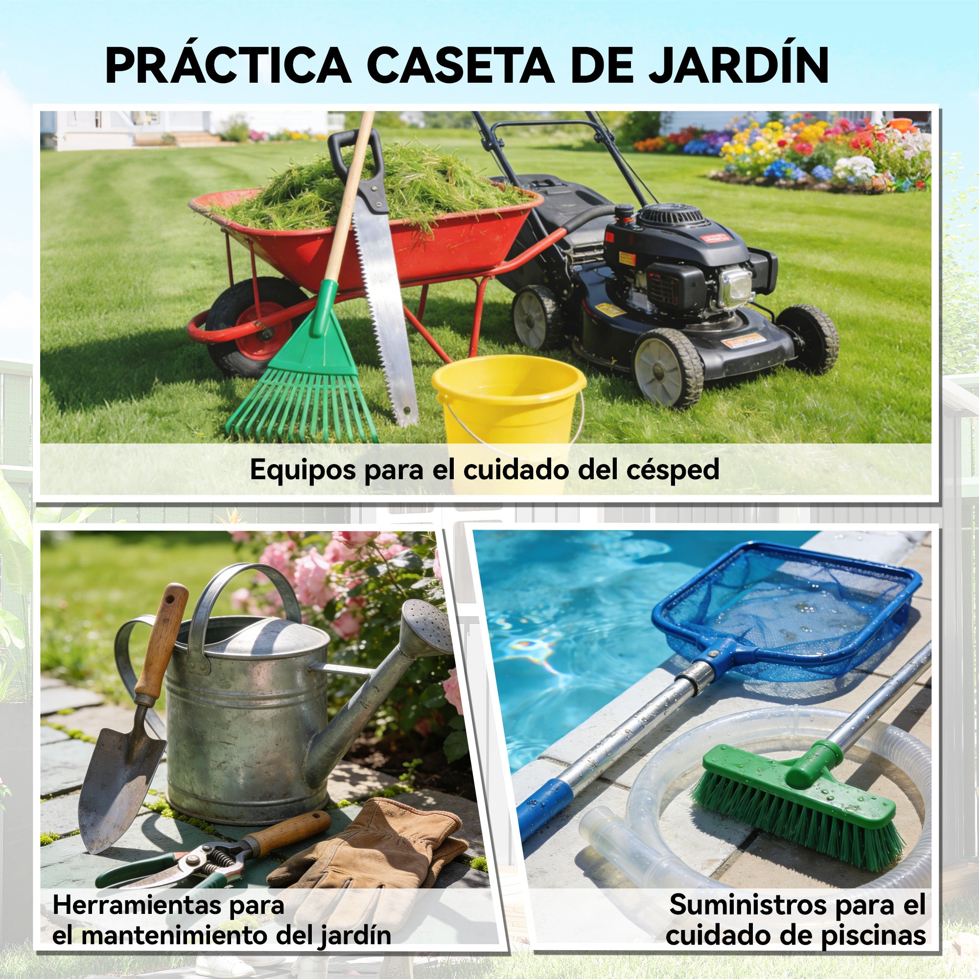 Outsunny Caseta de Jardín Exterior 1,37 m², 163x90x179 cm, Cobertizo de Jardín Exterior Metálico con Puerta con Pestillo y Ranuras de Ventilación, para Almacenamiento de Herramientas, Gris Oscuro