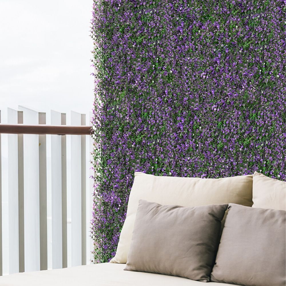 Jardín Vertical Decoración Lavanda - 50x50 Cm 4Uds.