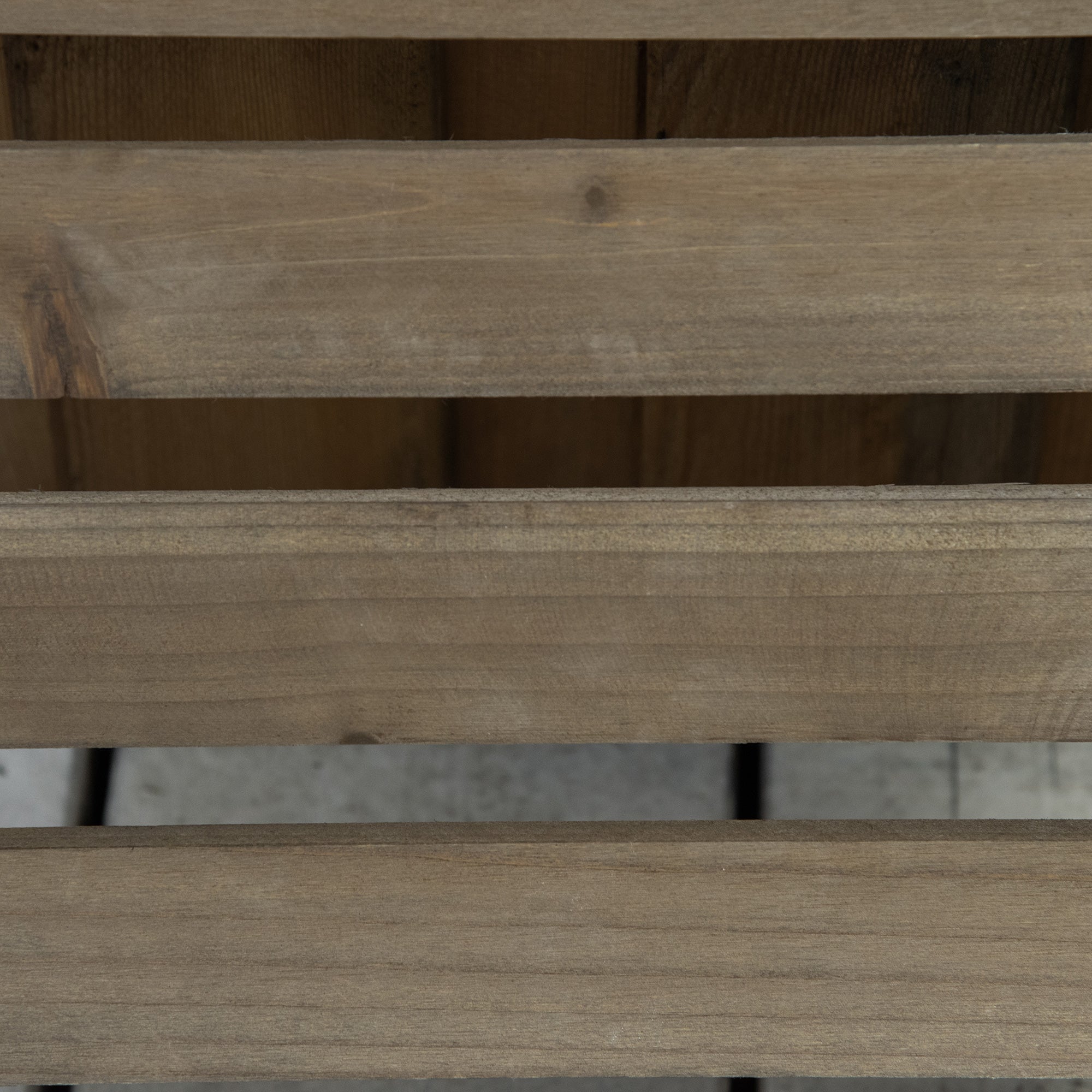 Outsunny Pack de 2 Plataformas con Ruedas de Madera, Soportes para Plantas con Ruedas 360 ° Giratorias Bloqueables, Bases para Macetas, Exterior, Interior, Jardín, Carga 50 kg, Marrón Oscuro