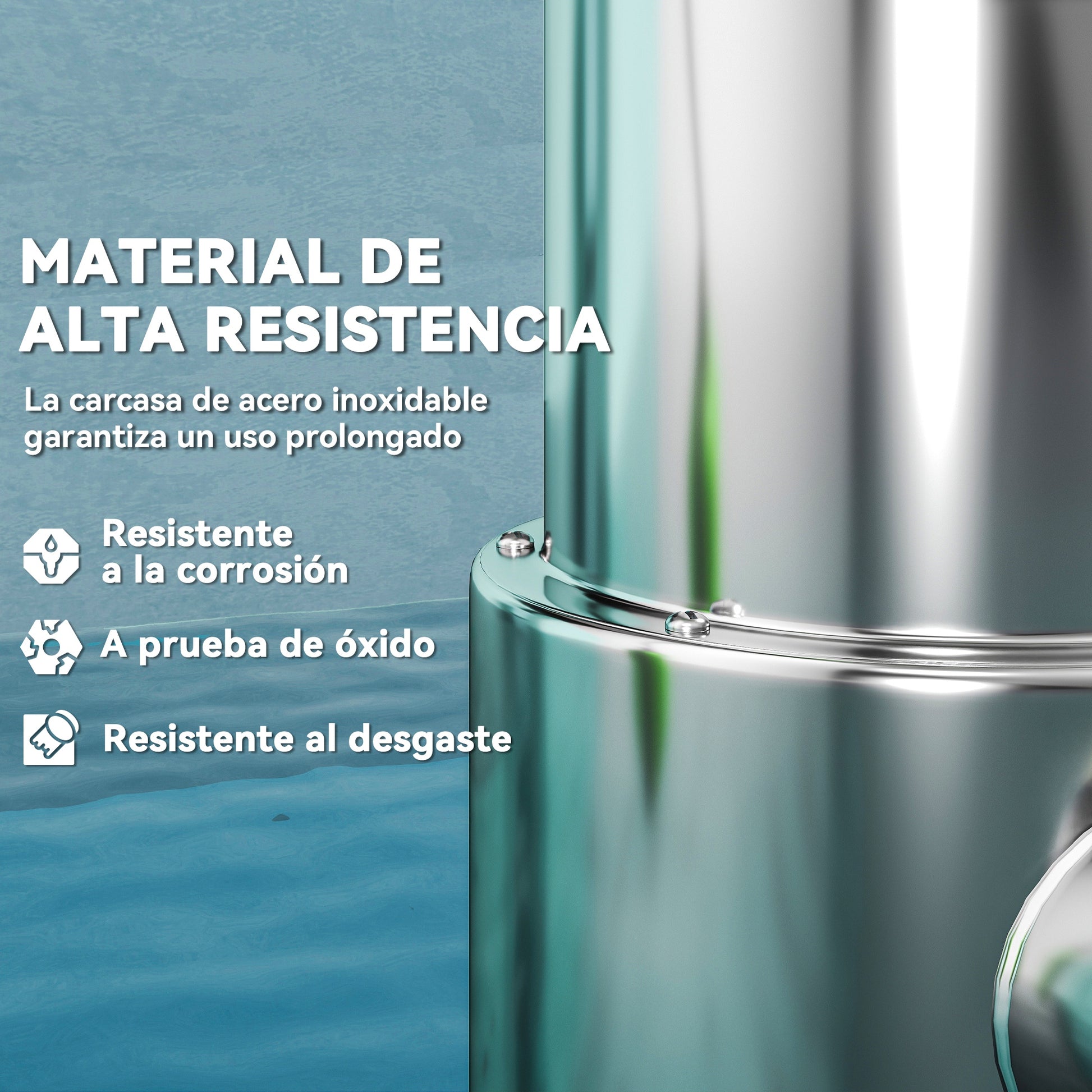 Outsunny Bomba de Aguas Sucias 1100W Bomba Sumergible de Aguas Residuales con Capacidad de 18000 l/h Interruptor de Flotador y Conector Universal para Drenaje de Piscinas Estanques Bañeras