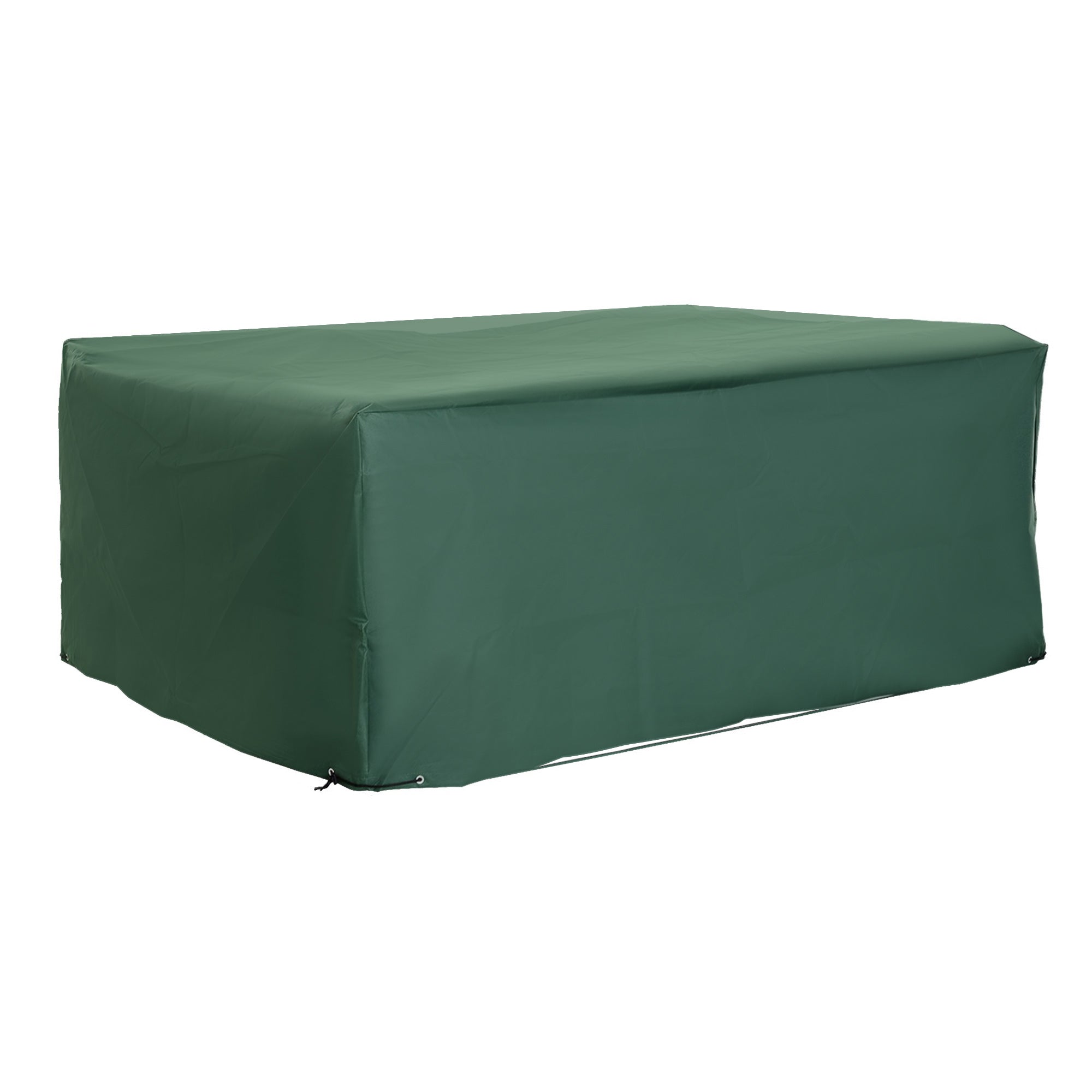 Outsunny Funda para Muebles de Jardín Exterior 222x155x67 cm Funda Mesa Exterior Protectora Impermeable Anti-UV Antipolvo para Terraza Patio Verde Oscuro