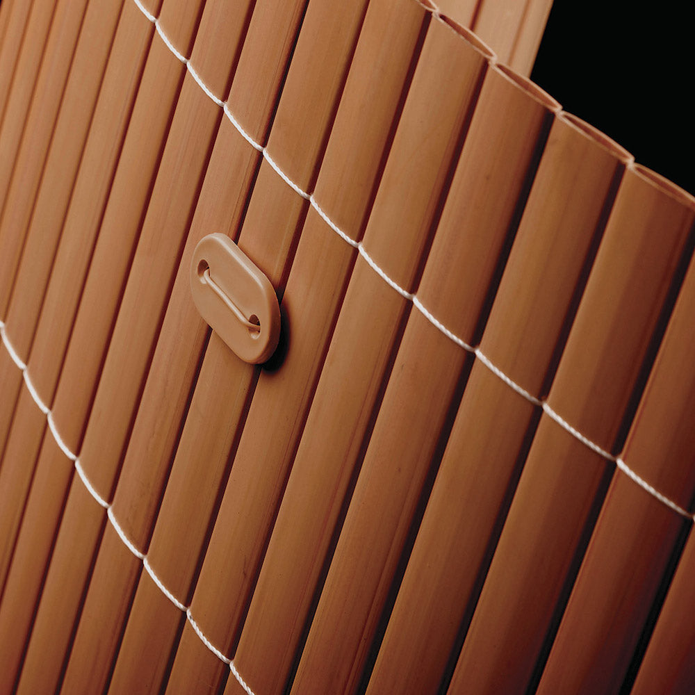 Kit de Fijación para Cañizo PVC - Chocolate (24 uds)