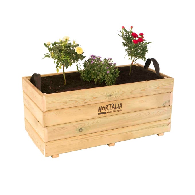 Maceta Jardinera Madera GHIO. 60L