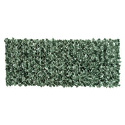 Outsunny Seto Artificial Ocultación Jardín en Rollo 2,4x1 m Pantalla de Valla de Privacidad de Hiedra Artificial para Terraza Balcón Exterior Decoración de Hojas Verde