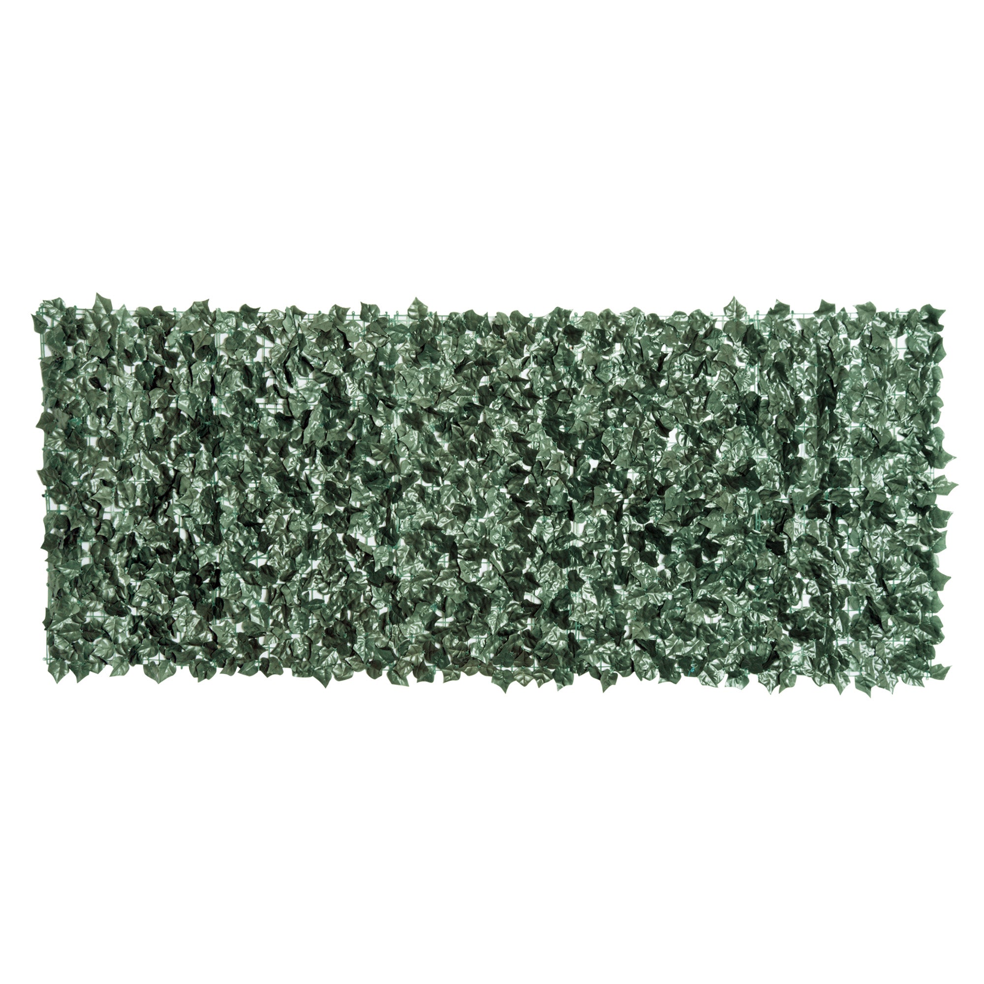 Outsunny Seto Artificial Ocultación Jardín en Rollo 2,4x1 m Pantalla de Valla de Privacidad de Hiedra Artificial para Terraza Balcón Exterior Decoración de Hojas Verde