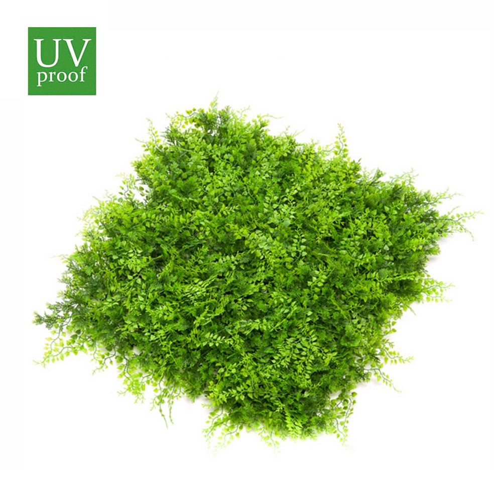 Jardín Vertical modelo HELECHO MIXTO placa de 50x50 cm con protección UV y resistente al agua.