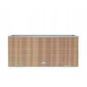 Jardinera Ratán con Marco de Aluminio (Marrón y Beige) 98x25x34