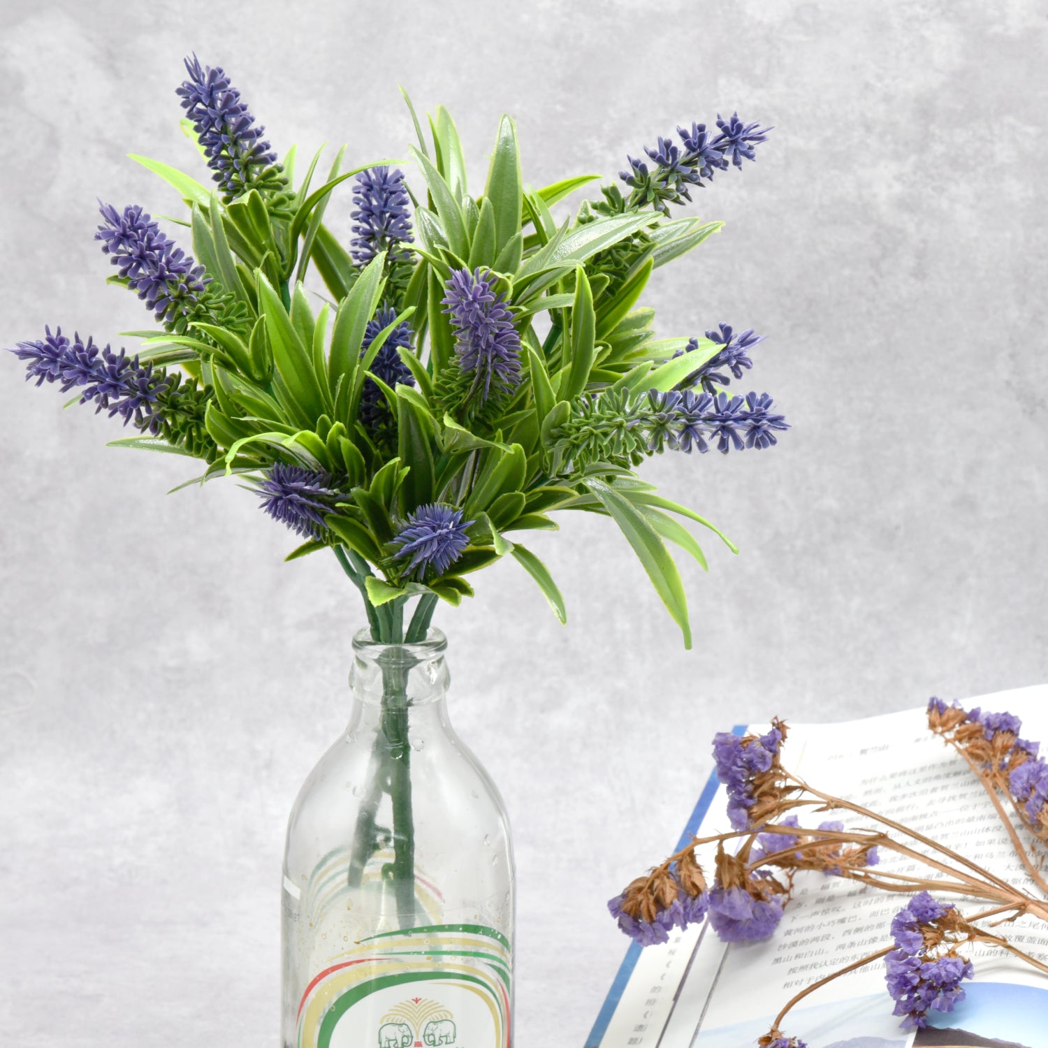 Bonerva | Ramo Artificial Lavanda - 5 unidades