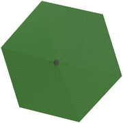 Outsunny Toldo de Recambio de Sombrilla de 3 m Toldo de Repuesto para Sombrilla de Patio con Ventilación Superior Protección UV 30+ Cubierta de Repuesto para Parasol de Poliéster para Exteriores Verde