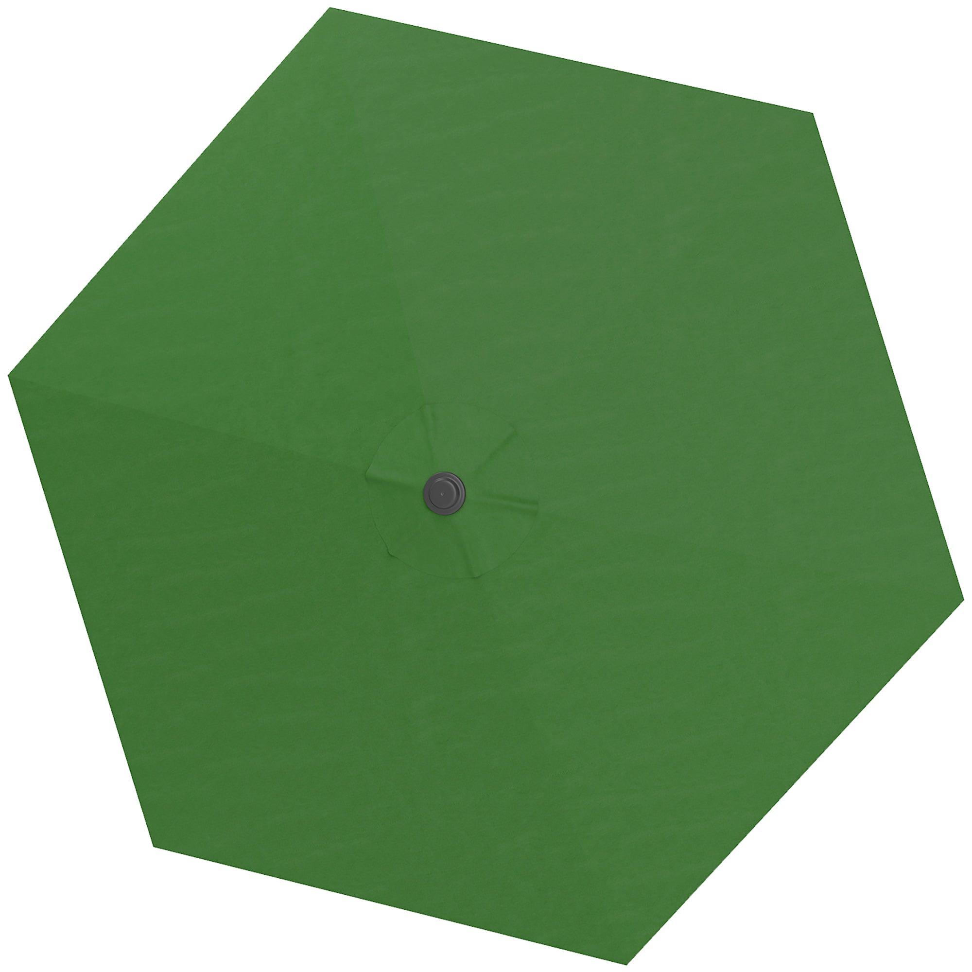 Outsunny Toldo de Recambio de Sombrilla de 3 m Toldo de Repuesto para Sombrilla de Patio con Ventilación Superior Protección UV 30+ Cubierta de Repuesto para Parasol de Poliéster para Exteriores Verde