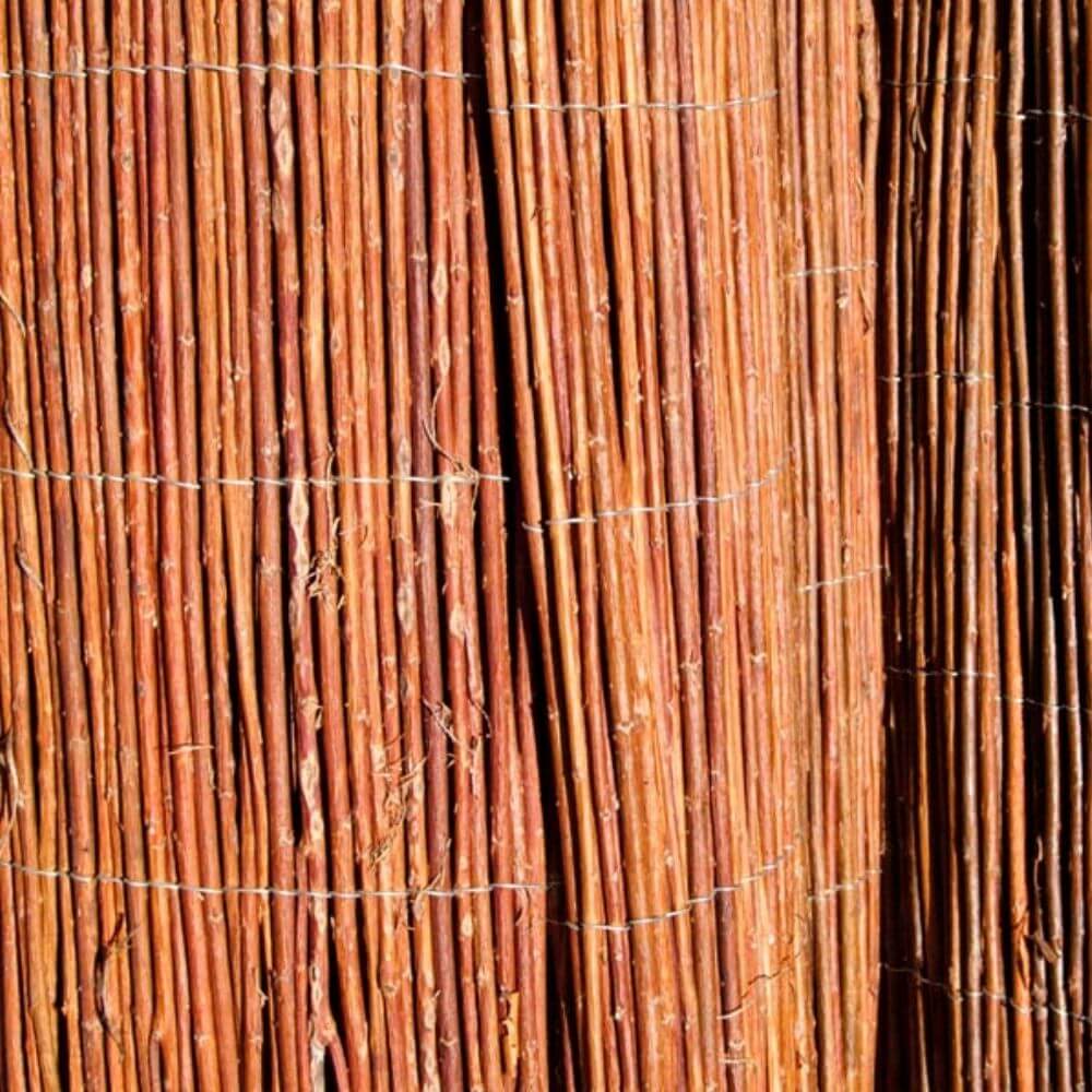 Mimbre Natural para vallas. Rollo 2x5m