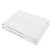 Outsunny Plásticos para Invernaderos 6x3x2 m Cubierta de Repuesto para Invernadero de Polietileno con 12 Ventanas y Puerta Enrollable Protección de Plantas para Jardín Blanco