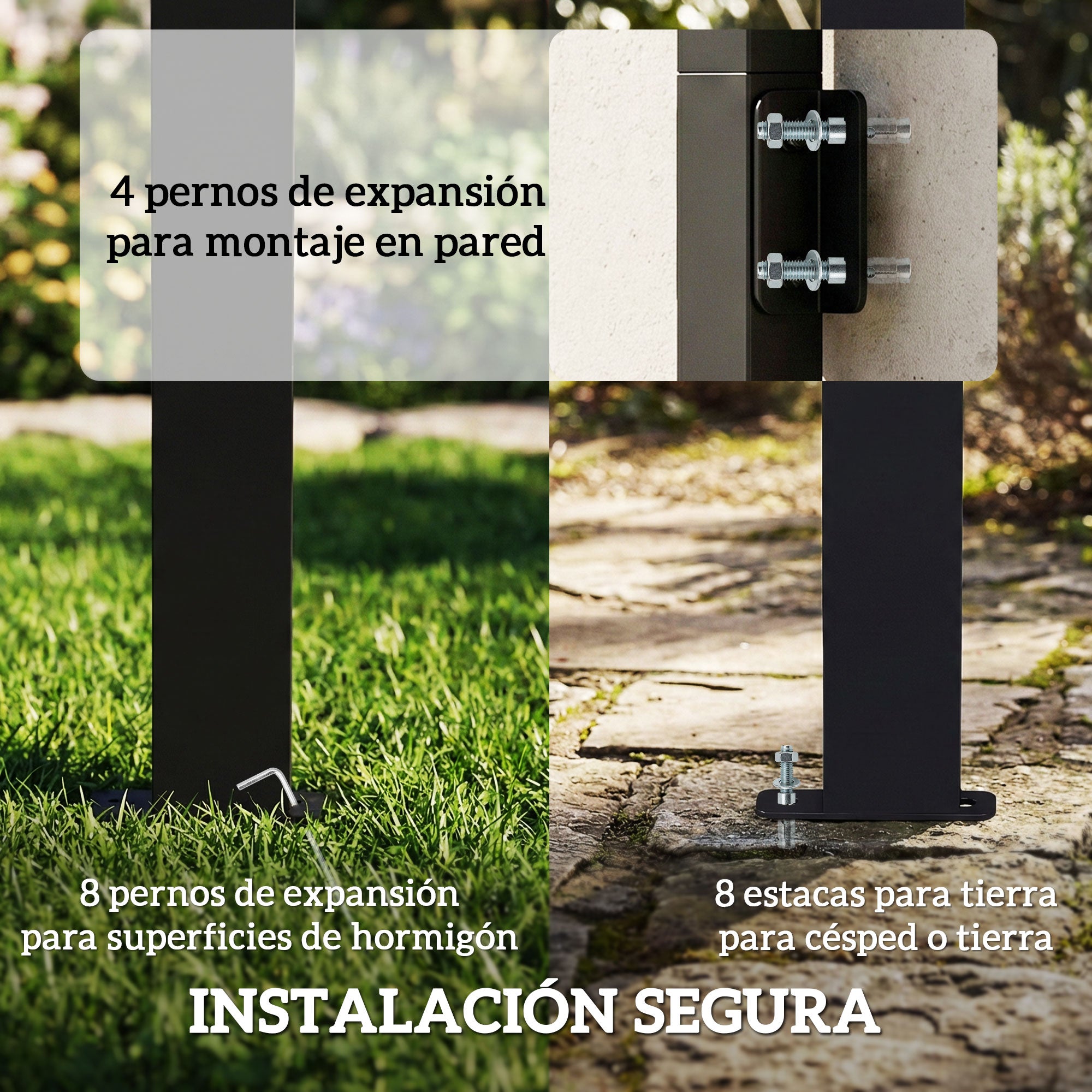 Outsunny Carpa Barbacoa 2,5x1,5 m, Gazebo para Barbacoa con Techo Inclinable de Policarbonato, UPF50+, Estructura de Metal Galvanizado y Aluminio, Diseño Adosado para Jardín Exterior, BBQ, Gris Oscuro