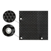 Panel de Ratán para Balcón o Valla (Negro) 100x500 cm
