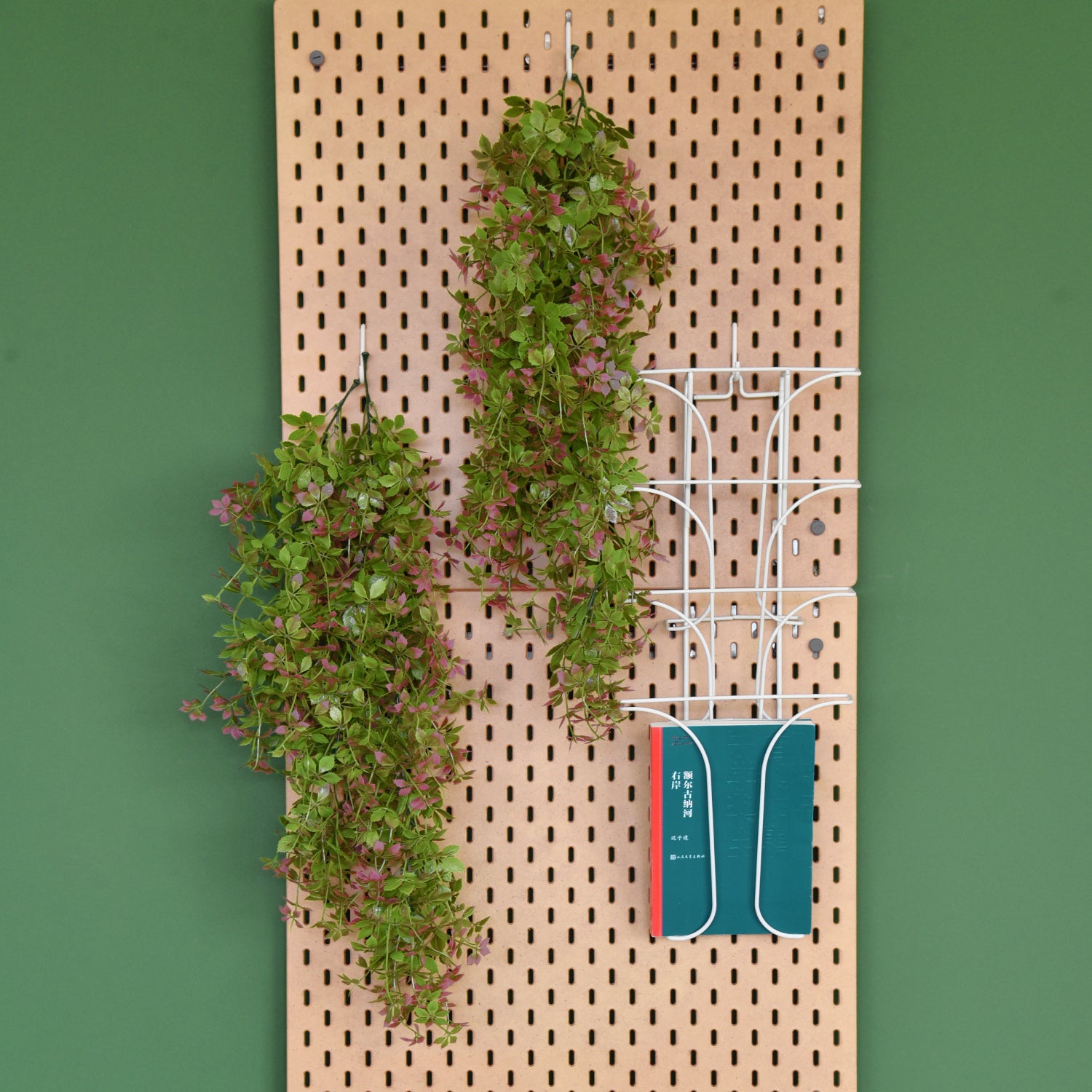 Bonerva | Planta Artificial Colgante Orquídea Morada