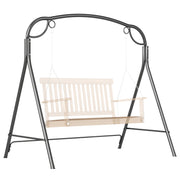Outsunny Soporte para Columpio de Metal Estructura de Columpio Resistente con Patas en Forma de A Carga 220 kg para Jardín Parque Patio Porche 172x126x170 cm Bronce