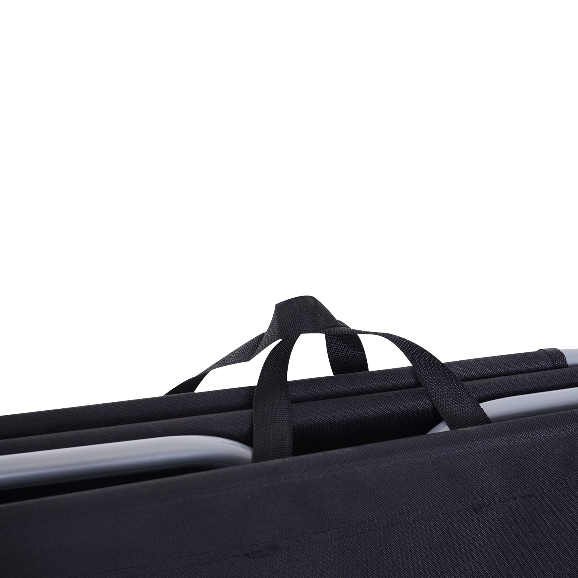 Outsunny Tumbona Plegable Tumbona Jardín Exterior con Respaldo Ajustable en 5 Posiciones y Estructura Metálica Carga 120 kg para Terraza Piscina Playa 187x55x24 cm Negro