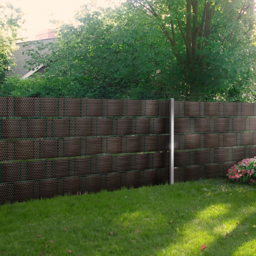 Rollo de Ratán Trenzado (Marrón) 19x255 cm