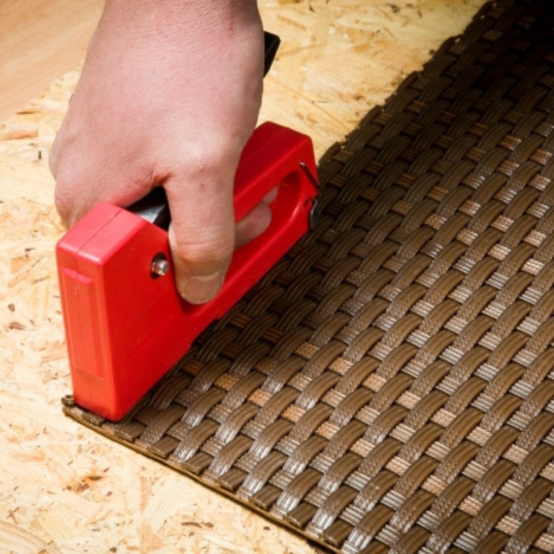 Rollo de Ratán Trenzado (Marrón) 19x255 cm