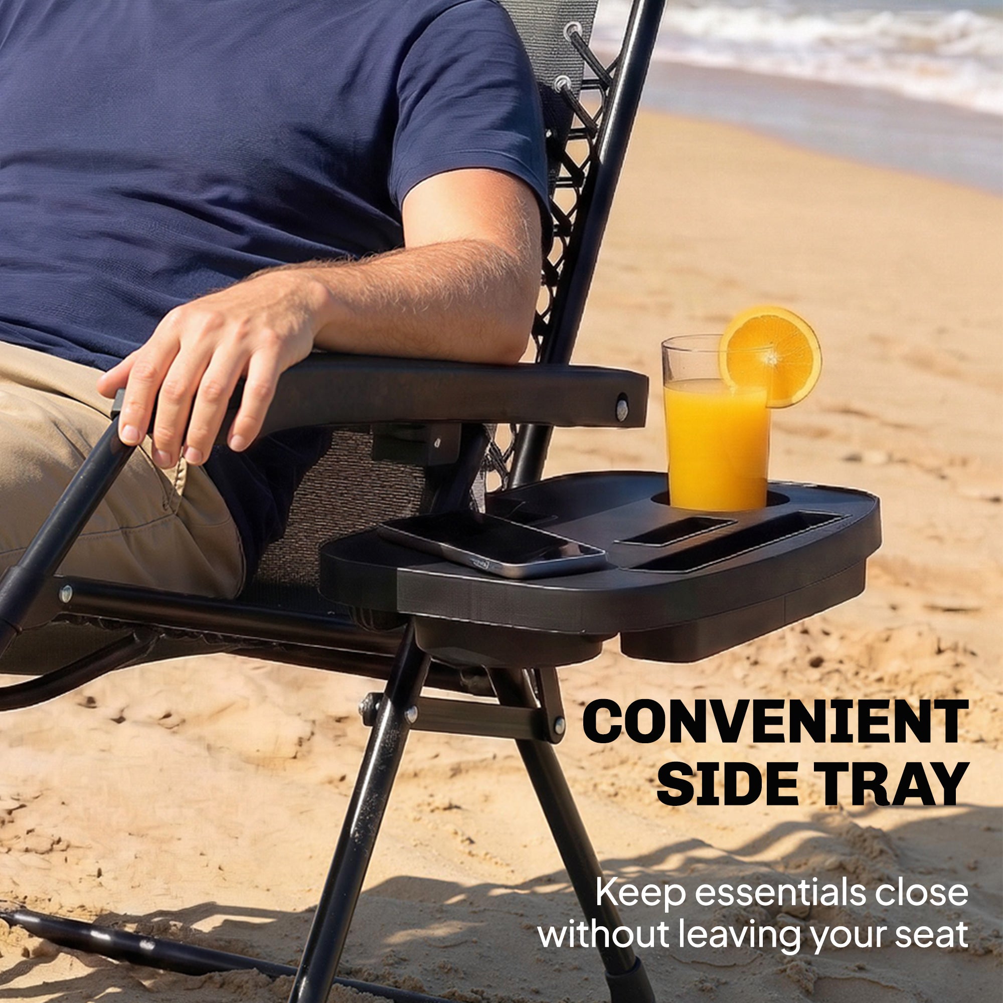 Outsunny Silla de Gravedad Cero, Tumbona Plegable de Jardín Exterior, Tumbona Reclinable Ajustable con Reposabrazos, Reposacabezas, Cojín, Portavasos y Almohada, para Patio, Playa, Terraza, Gris Claro