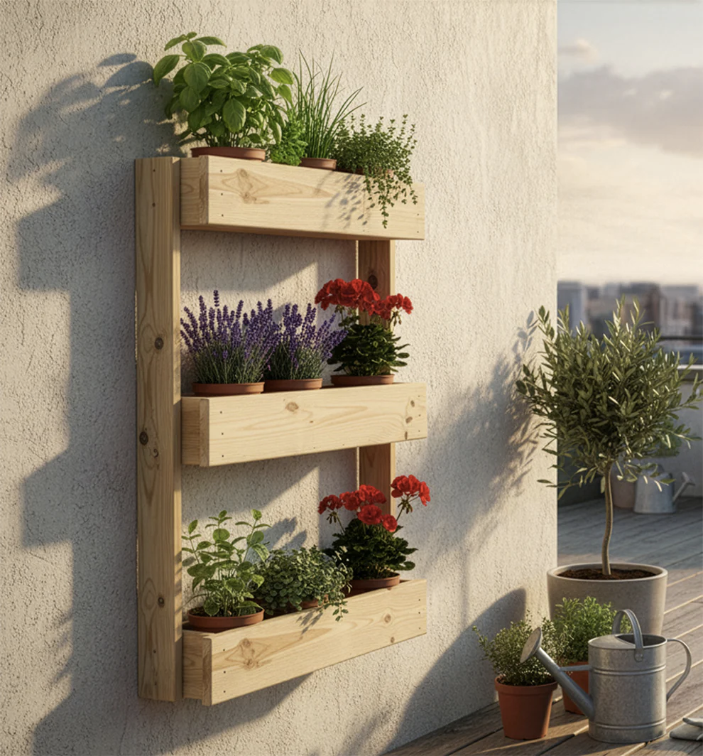 Jardinera Stand Line WALL 3B